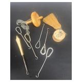 Vintage Shoe button hooks and more