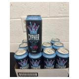 Flat of cypher engery drink