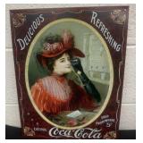 16ï¿½x13ï¿½ coca metal sign
