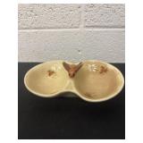 VINTAGE OCCUPIED JAPAN HONEY BEE RELISH DISH,