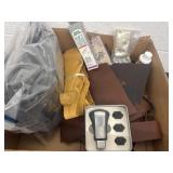 Leather and crafts pieces