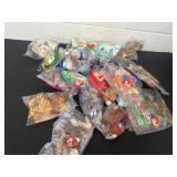 Group of McDonaldï¿½s toys in packages