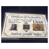 American Certified Bullion 1/4 Grain 99.99 24kt