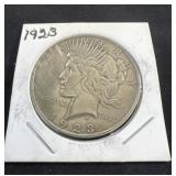 1923 United States Peace Silver Dollar