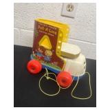 Fisher price pull a long lacing shoe