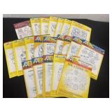 Group of aunt Marthaï¿½s hot iron transfers