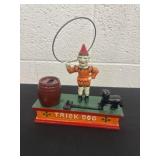 Vintage Trick Dog & Clown Cast Iron Mechanical