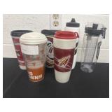 Group of new to go cups