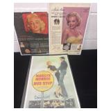 Marilyn Monroe advertising and movie posters