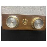 Vtg Springfield Weather Station Thermometer