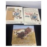Russell and Norman Rockwell vintage calendars