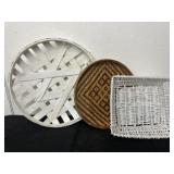 3 Wicker Misc Decor, Tallest is 21in