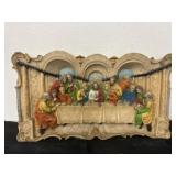 The Last Supper 3D Wall Sculpture 17x29