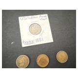 1903 1881 1895 us Indian  head Pennieï¿½s