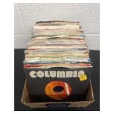 Group of 45s records