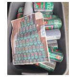 tote of vintage 7up cans