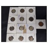 Box of dated Buffalo nickels