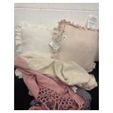 Blanket and pillows