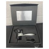 Nib wine opener and foil cutter