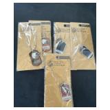 5 new nfl dog tag necklaces: cardinals, browns