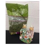 Easter decor and Spanish moss