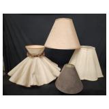 4 Vintage lamp Shades