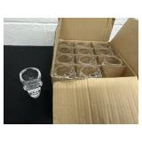 Group of skull shot glasses