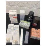 Group of new sunscreen happy nuts and mini tooth