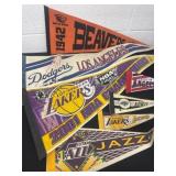 Vintage sport  state 1942 sports pennants