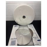 2 Large toilet paper with dispenser new