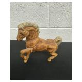 Vintage Ceramic Porcelain Chestnut Horse Figurine