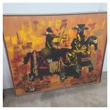 Oil painting on canvas Signed