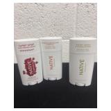 3 new native deodorant