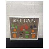 19ï¿½x23ï¿½ dino tracks wood bedroom decor