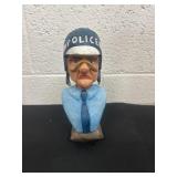 8.5ï¿½ hand carved wood figurine by local artist