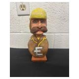 8.5ï¿½ hand carved wood figurine by local artist