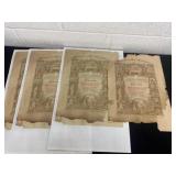 antique German Lutheran confirmation certificate