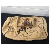vintage-style Western tote bag