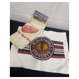 2 McArthur chamois clothes and old Chicago ice