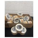 Box of to and from stickers.