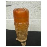 7ï¿½ VINTAGE NORTHWOOD MARIGOLD CARNIVAL GLASS HAT