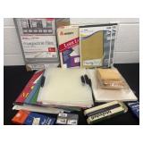 Group Of tracing paper and magazine files and