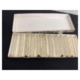 vintage crystal cutlery or knife rest,