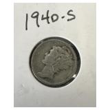 1940-S Mercury Dime