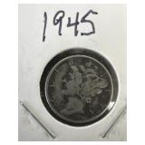 1945 Mercury Dime