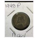 1943P Jefferson Nickel