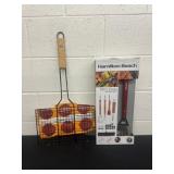 Hamilton beach bbq tools set 8pc and hamburger