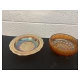 Vintage federal glass nomandie marigold carnivals