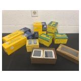 Large group of vintage slides with  metal frames