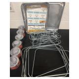 Food warmer trays with fuel